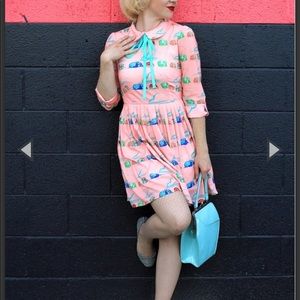 Tatyana Tailor and Twirl Mid Mod camper dress